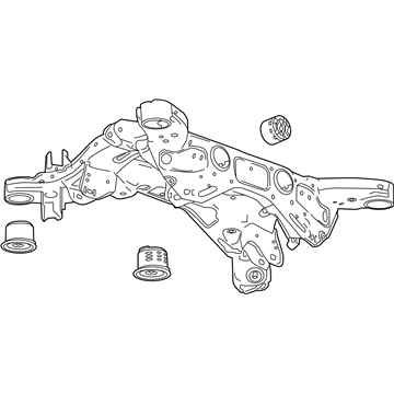 GM 84528989 Suspension Crossmember, Rear