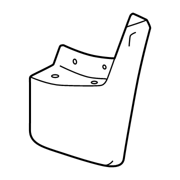 GM 84777542 Deflector, Rear Driver Side
