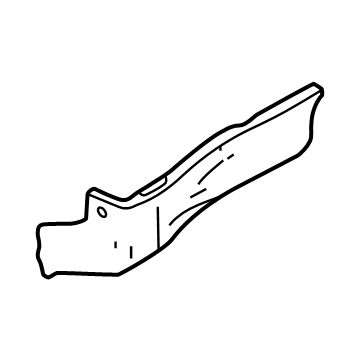 GM 84777548 Rear Protector, Outer Driver Side