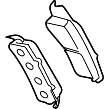 GM 19133306 Brake Pads, Front