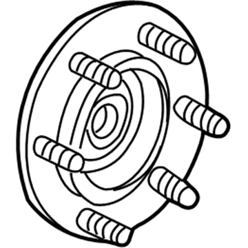 GM 15734261 Wheel Stud, Front