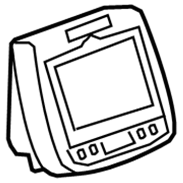 GM 84392537 Display Unit, Passenger Side