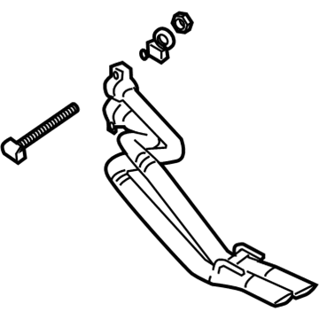 Pontiac GTO Tail Pipe - 92066697