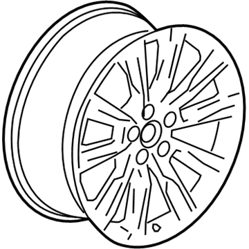 GM 23491828 Wheel, Alloy, Rear