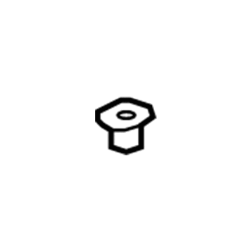 GM 15901391 Lock Knob Bezel, Titanium
