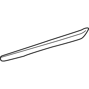 2005 Cadillac DeVille Door Moldings - 25661476