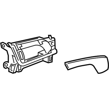 GM 20886814 Applique Panel, Bronze, Driver Side