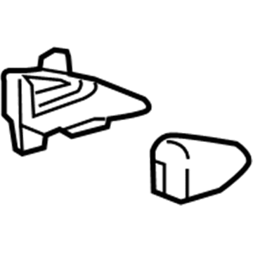 GM 20886806 Applique Panel, Bronze, Passenger Side