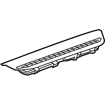 GM 22936864 Defroster Panel, Brownstone