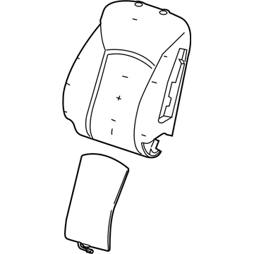 Chevy 95365267 Seat Back Pad