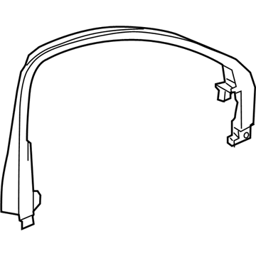 GM 84641174 Upper Trim, Front Driver Side