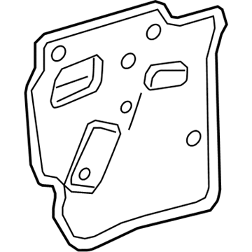 GM 84539740 Water Deflector, Front Driver Side