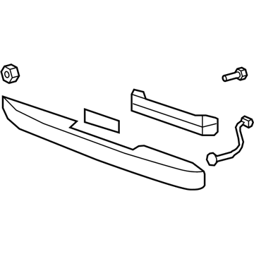 Chevy Tailgate Handle - 25838218