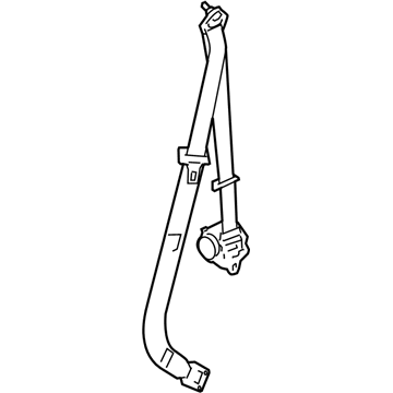 Chevy Avalanche Seat Belt - 19260322