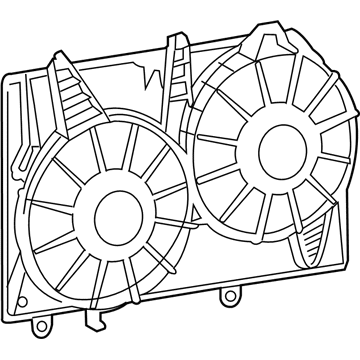 Cadillac Fan Shroud - 25708388
