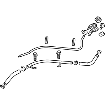 Cadillac Fuel Filler Hose - 84695998