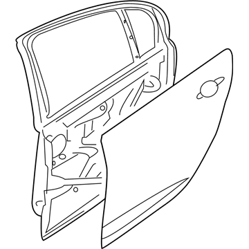 GM 92270250 Door Shell