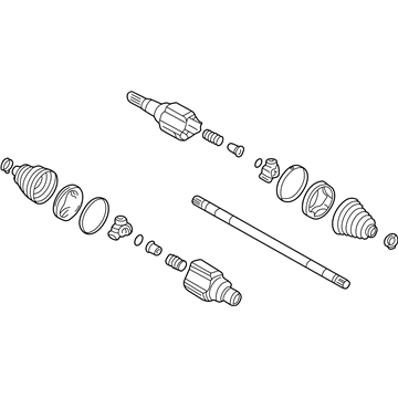 Pontiac 88967242 Axle Assembly