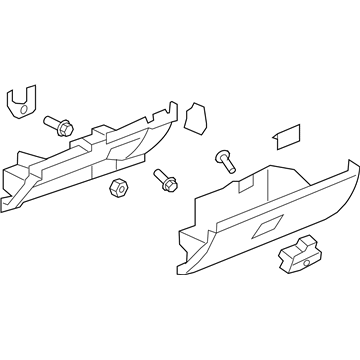 Hummer 20925877 Glove Box