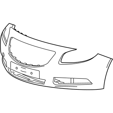 GM 13243355 Bumper Cover, Front
