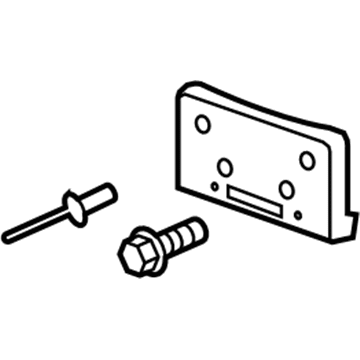 GM 13297825 License Bracket
