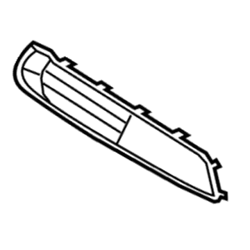 GM 13238370 Bezel, Driver Side