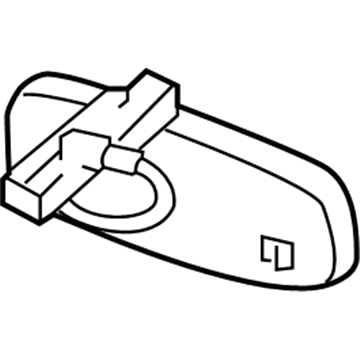 GM 84350235 Mirror Inside, Rear