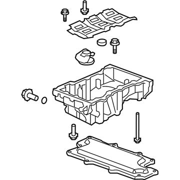 GM 12641015 Oil Pan