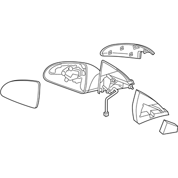 2006 Chevy Malibu Side View Mirrors - 15921264