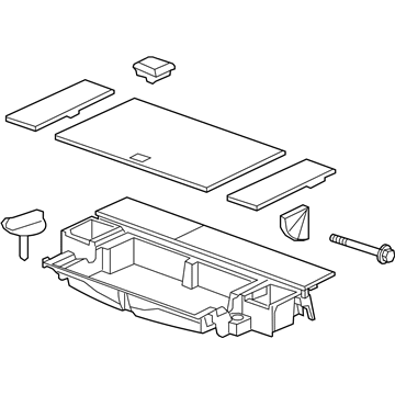 Buick 25856032 Storage Tray