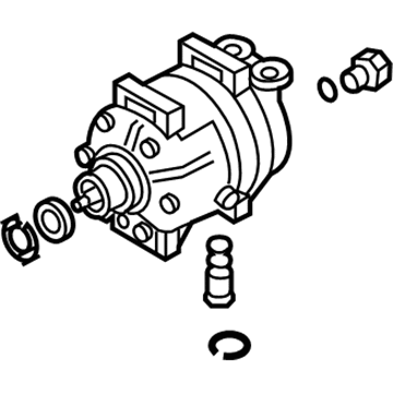 2007 Chevy Aveo5 A/C Compressor - 96618810