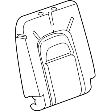 GM 84664220 Seat Back Pad, Rear