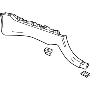 GM 23292467 Lower Trim Panel, Driver Side