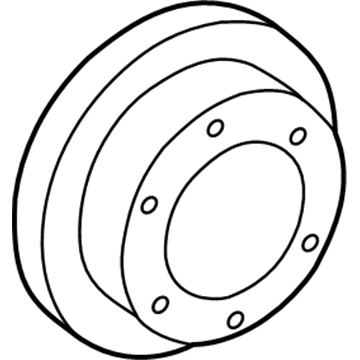 1998 GMC K3500 Brake Disc - 19202726