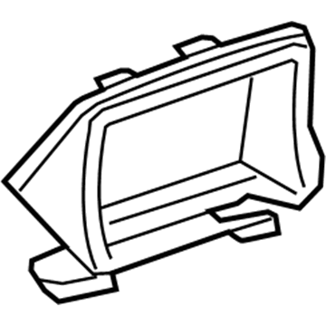 GM 20970802 Cluster Panel, Silver