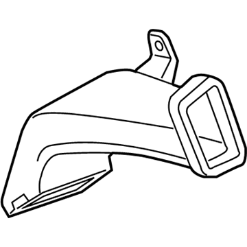 GM 23378749 Upper Duct, Lower