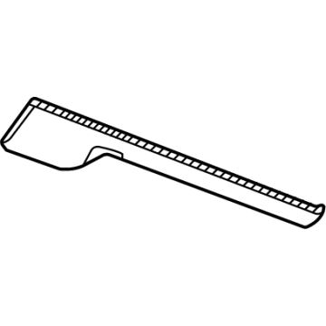 GM 84904259 Applique, Black, Lower Passenger Side