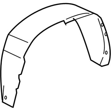 2004 GMC Envoy XUV Fender Splash Shield - 15112729
