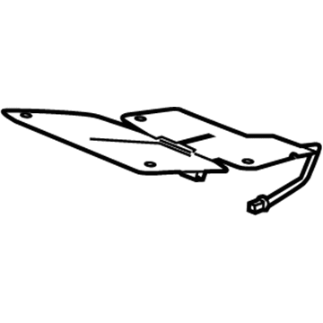 GM 13508733 Seat Cushion Heater, Front