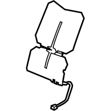 GM 13508735 Seat Back Heater, Front