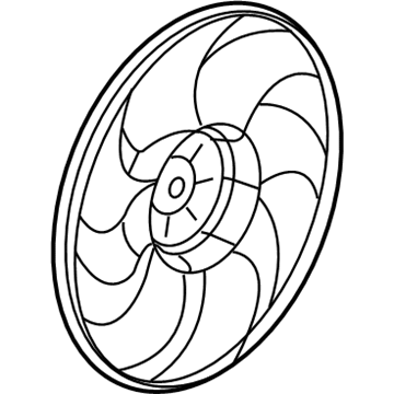 Chevy 89022509 Fan Blade