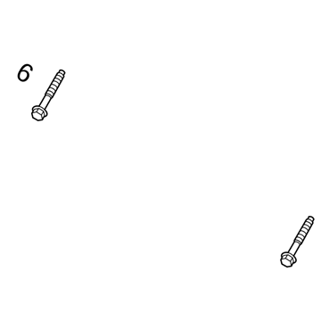 Cadillac 11547921 Suspension Crossmember Front Bolt