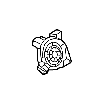 GM 13536873 Blower Motor, Front