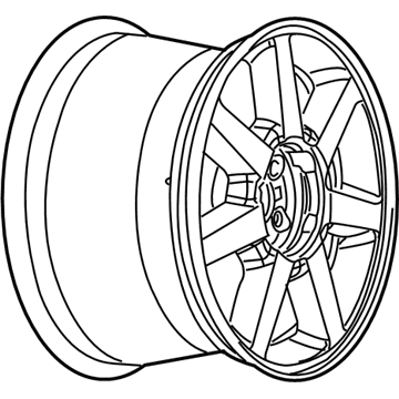 2007 Cadillac CTS Spare Wheel - 9595745