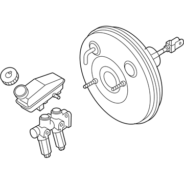 Pontiac G3 Brake Booster - 95983234