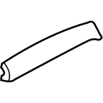 GM 22650235 Roof Molding, Red, Driver Side