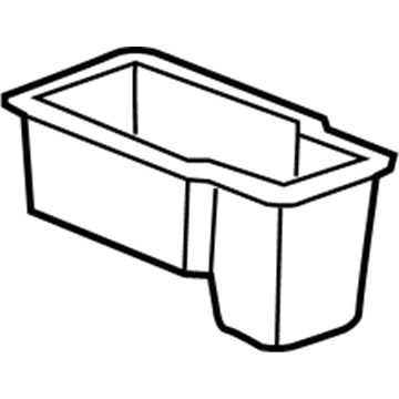 GM 23438786 Storage Box, Jet Black