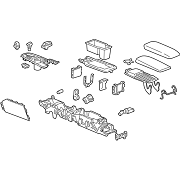 GM 84043468 Console Assembly, Front