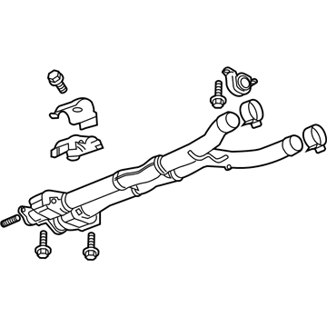 GM 84604831 Exhaust Pipe
