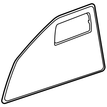 GM 84497572 Access Cover, Black, Rear Lower Passenger Side
